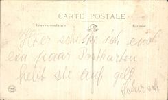 VINTAGE POSTCARD Trawl nets On the Marne Hotel of the Prefecture Street Carnot Seen from with objective Hermagis Paris