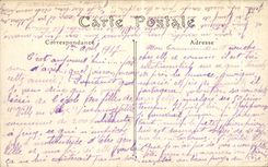 VINTAGE POSTCARD Trawl nets On the Marne the Garden of Jard Gone of the Chestnut trees