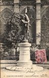 VINTAGE POSTCARD Trawl nets On the Marne Public garden of the Cathedral Gloria Victis