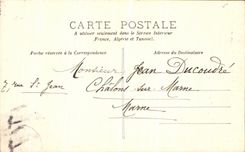 VINTAGE POSTCARD Trawl nets On the Marne Apse of L Church Saint Wolf