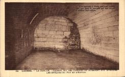 VINTAGE POSTCARD Loaches the Keep Dungeon Known as Of the Bishops