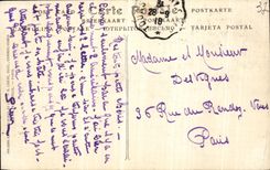 POSTAL Amboise Lorie de la VENDIMIA y el castillo