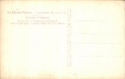 La POSTAL Amboise de la VENDIMIA el castillo lleva la camara acorazada Saint Huberto