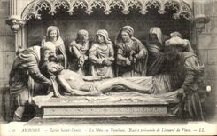 La POSTAL Amboise Eglise Denis de la VENDIMIA Saint el ajuste con la tumba trabaja el presumee de Leonard de Vinci