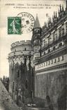 La vuelta Charles del castillo de Amboise de la POSTAL de la VENDIMIA VIII y balcon del hierro labrado o fue colgada entreat los