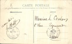 La vuelta Charles del castillo de Amboise de la POSTAL de la VENDIMIA VIII y balcon del hierro labrado o fue colgada entreat los