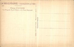 Castillo de Amboise de la POSTAL de la VENDIMIA la camara acorazada Huberto santo la torre D Hercault