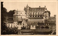 Castillo de Amboise Loire ch4ateau de la POSTAL de la VENDIMIA