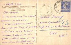 Castillo de Amboise Loire ch4ateau de la POSTAL de la VENDIMIA