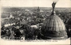 CPA Tours Le dome de la basilique St Martin 