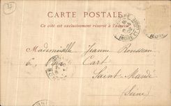 CPA Tours Cour de la Maison de Trislam L Ermite