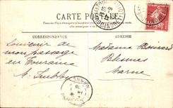 CPA Tours Le Palais de Justice et l Hotel de Ville