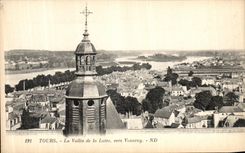 CPA Tours La Vallee de la Loire vers Vouvray