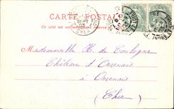 CPA Tours Vielles Maisons Place Foire Le roi 