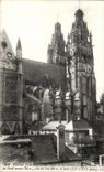 CPA Tours Les Tours de la Cathedrale Saint Gatien 