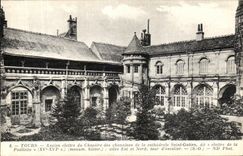 CPA Tours Ancien Cloitre du Chapitre des chanoines de la cathedrale Saint Gatien Cloitre de la Psalette