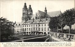 CPA Tours Musee des Beaux Arts ancien archeveche 