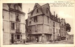 CPA Tours Vieilles Maisons Place Foire Le Roi 