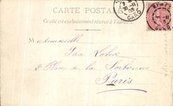 VINTAGE POSTCARD Garden of the Fountain the Canal