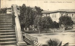 VINTAGE POSTCARD Went L Hospital and L Staircase of the Marshal s wife