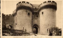 VINTAGE POSTCARD Villeneuve Avignon Extremely Holy Andre Twin towers