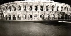 CPSM Nimes Les Arenes de Nuit
