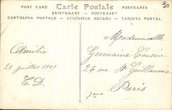 CPA Nimes Les Arines Vue Extericure cote ouest