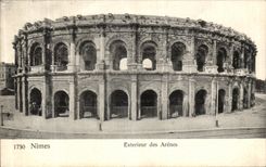 CPA Nimes Exterieur des Arenes