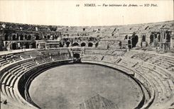 CPA Nimes Vue interieur Des Arenes 
