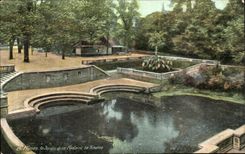 CPA Nimes Jardins De la Fontaine La source 