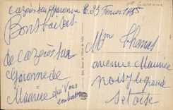 VINTAGE POSTCARD Cazeres the Confluence of L Ouride and the Garonne