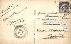 VINTAGE POSTCARD Surroundings of Luchon Road Of the lake D oo the Hair of the Madeleine