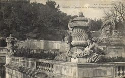 CPA Nimes Jardin De la Fontaile