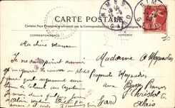 CPA Nimes Jardin de la Fontaine Sortie Du Canal