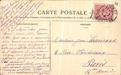 CPA Toulouse Porte du Lycee Ancien hotel des Bernuys 