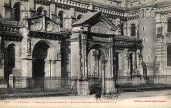 CPA Toulouse Basilique Saint Sernin Porte Bachelier Et Miegeville