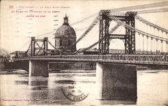 CPA Toulouse Le pont Saint Pierre et dome de l hospice de la Grave eleve en 1839