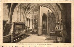 CPA Toulouse Nef Centrale De la Cathedrale St Etienne