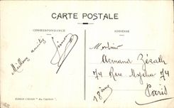 CPA Toulouse Jardin Lafayette Statue Goudelin 