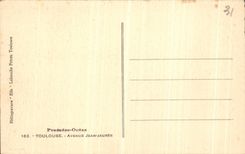 CPA Toulouse Avenue Jean Jaures 