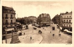 CPA Toulouse Carrefour De la Rue D Alsace Lorraine Et du Boulevard De Strasbourg 