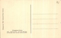 CPA Toulouse Square Wilson Et entree Des allees Jean Jaures 