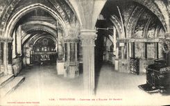 CPA Toulouse Crypte De L Eglise St Sernin