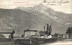 VINTAGE POSTCARD the Pyrenees the Peak Of Station Considering D ela station of Marignac