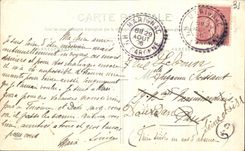 VINTAGE POSTCARD the Pyrenees the Peak Of Station Considering D ela station of Marignac