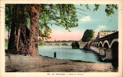 CPA La Garonne Quai de Tonnis