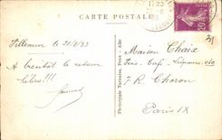 VINTAGE POSTCARD the Illustrated Garonne Villemur Schools View on the Tarn