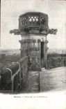 Torre de Nevers de la POSTAL de la VENDIMIA de la catedral