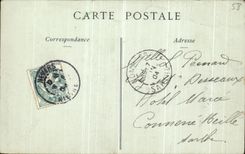 POSTAL Nevers L Apse de la VENDIMIA de la iglesia Cyr de la catedral Saint