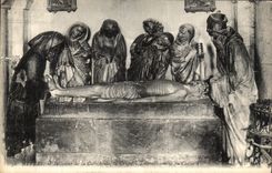 POSTAL Nevers interior de la VENDIMIA del entierro de la catedral de Cristo